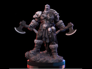 3d miniature sculpture - printable 3D Print Model