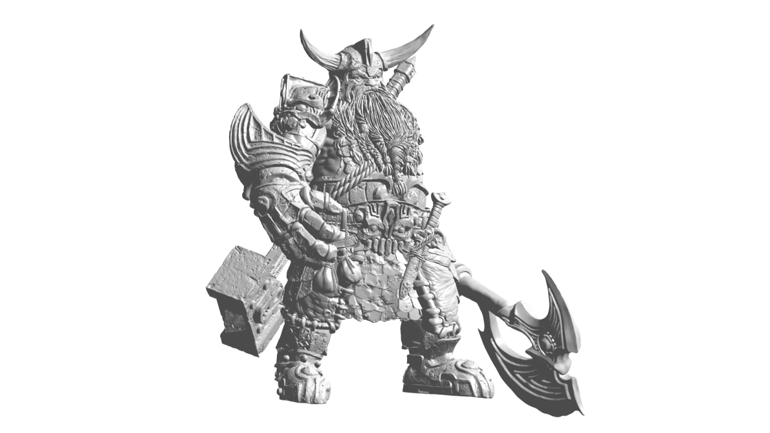 3d miniature sculpture - printable 3D Print Model .c4d .max .obj .3ds .fbx .stl .blend 