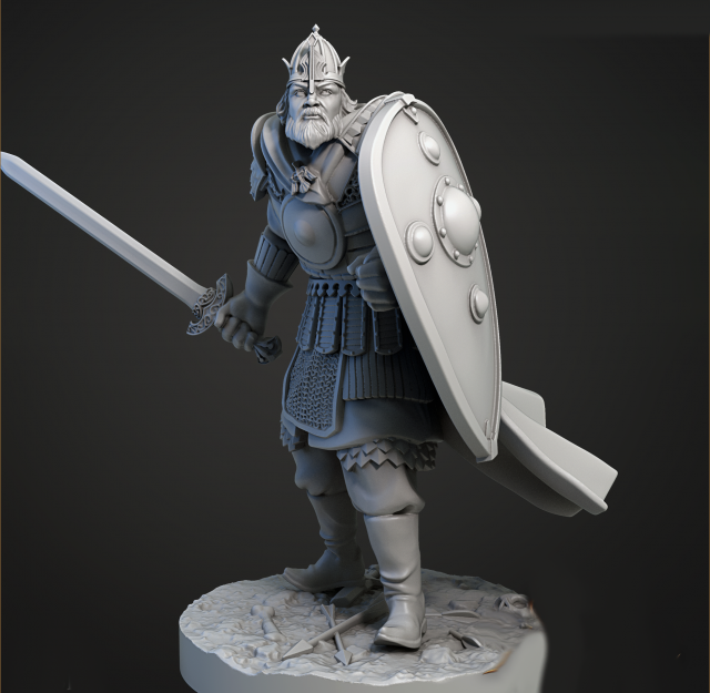 3d miniature sculpture - printable 3D-printmodel .c4d .max .obj .3ds .fbx .stl .blend 