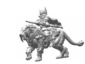 3d miniature sculpture - printable 3D Print Model