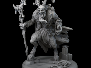 3d miniature sculpture - printable 3D printmodel