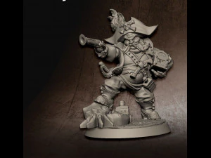 Escultura em miniatura 3D - para imprimir Modelo de Impressão 3D