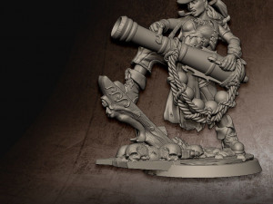 3d miniature sculpture - printable 3D Print Model