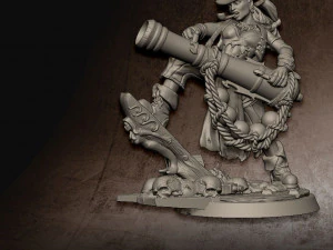 3D-miniatuursculptuur - afdrukbaar 3D printmodel