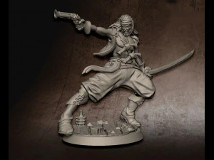 Scultura in miniatura 3D - stampabile Modello di stampa 3D