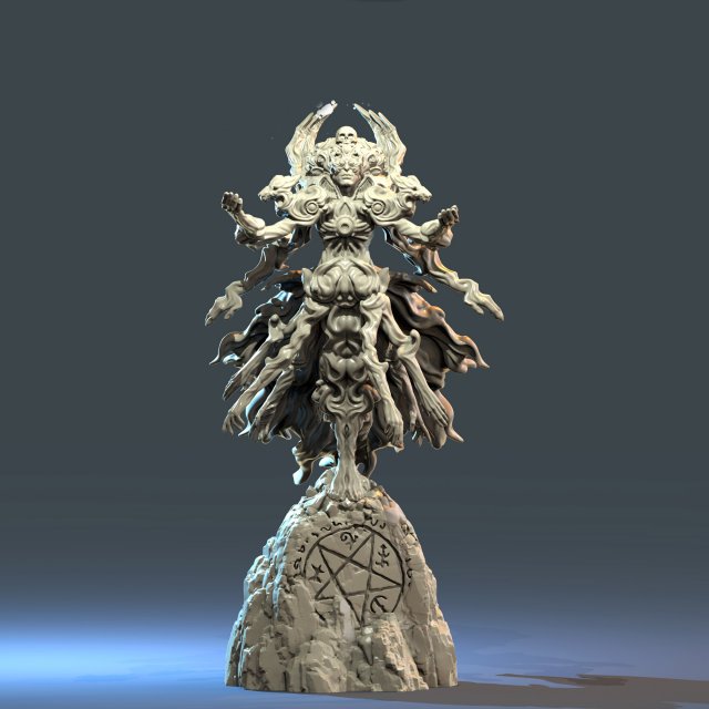 3d miniature sculpture - printable Modelo de impresión 3D .c4d .max .obj .3ds .fbx .stl .blend 