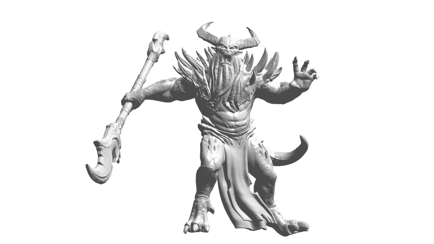 3d miniature sculpture - printable 3D Print Model .c4d .max .obj .3ds .fbx .stl .blend 