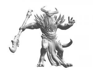 3D-miniatuursculptuur - afdrukbaar 3D printmodel