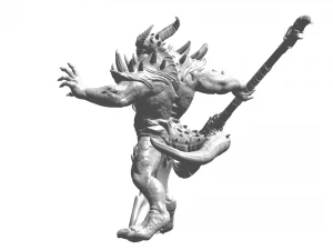 3d miniature sculpture - printable 3D Print Model