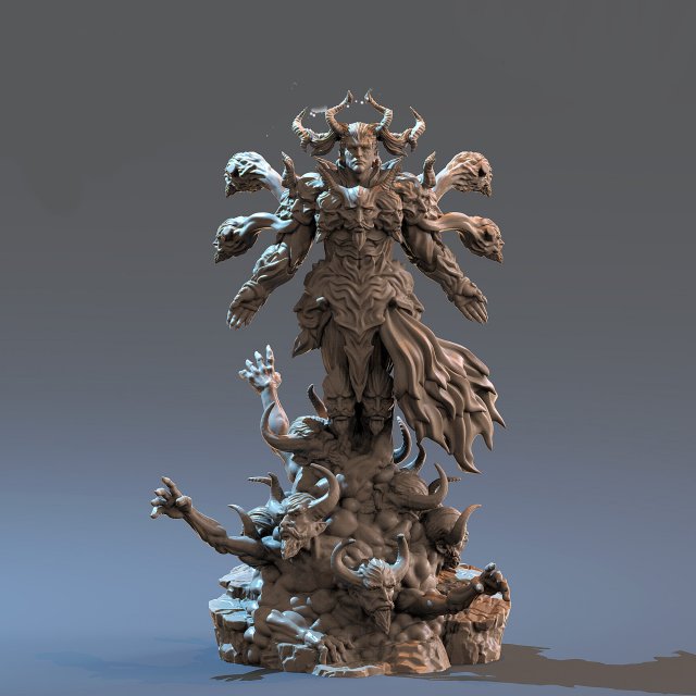 3d miniature sculpture - printable 3D 프린트 모델 .c4d .max .obj .3ds .fbx .stl .blend 