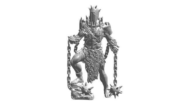 3d miniature sculpture - printable 3D 打印模型 .c4d .max .obj .3ds .fbx .stl .blend 