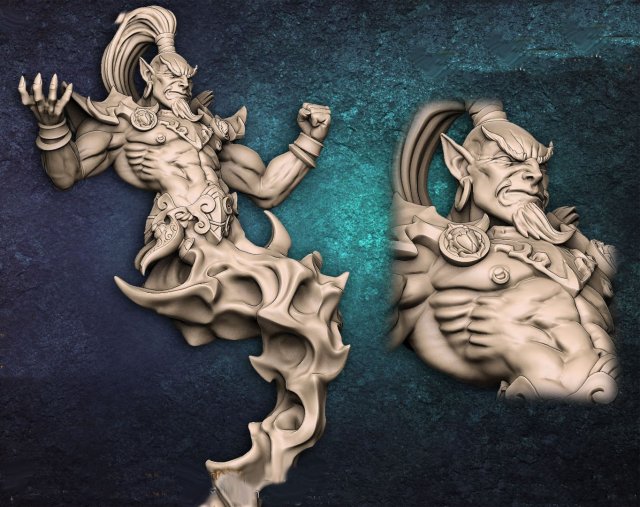 3d miniature sculpture - printable 3D Baskı Modeli .c4d .max .obj .3ds .fbx .stl .blend 