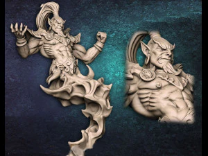 Escultura em miniatura 3D - para imprimir Modelo de Impressão 3D