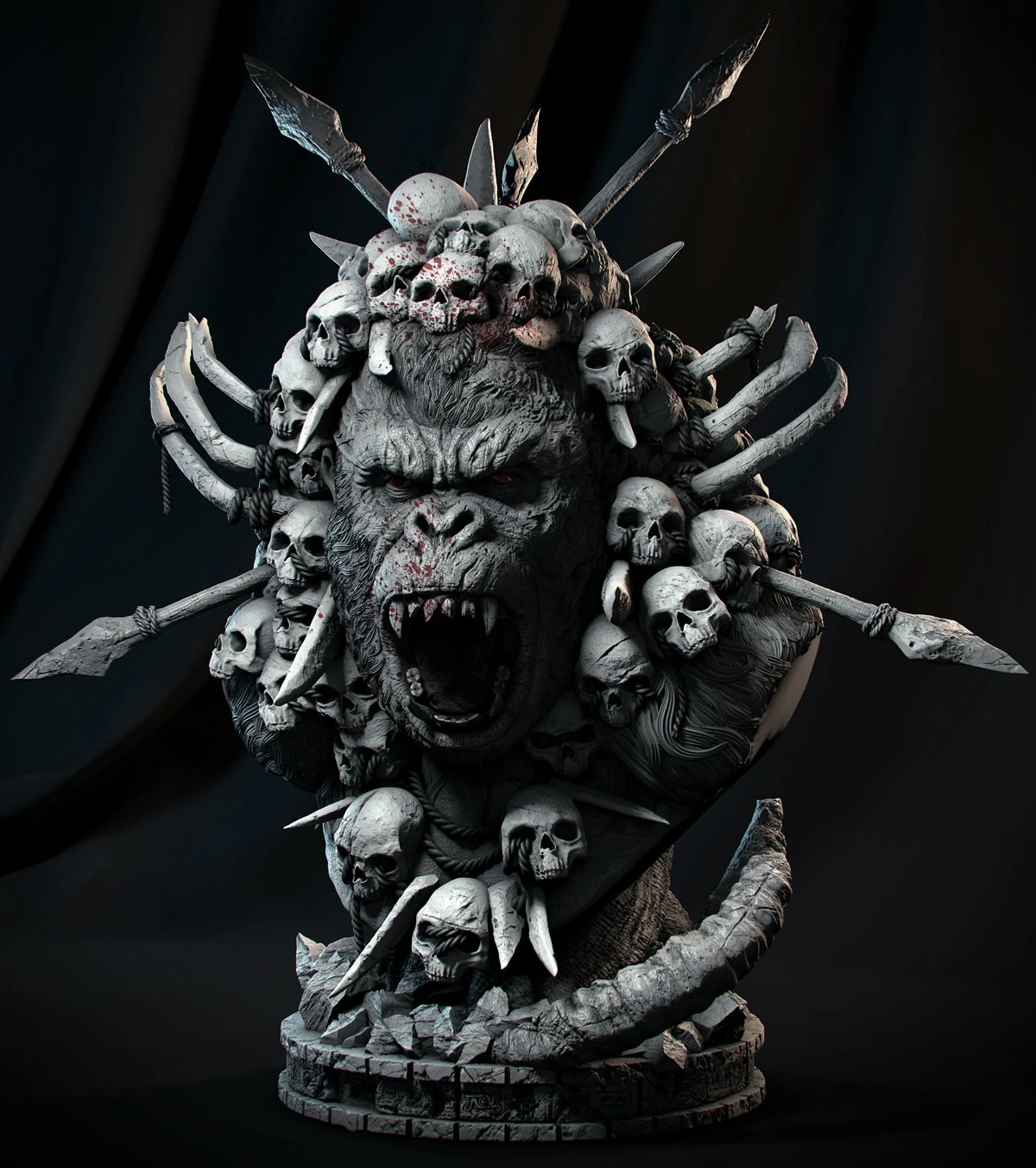 3d miniature sculpture - printable 3D Print Model .c4d .max .obj .3ds .fbx .stl .blend 