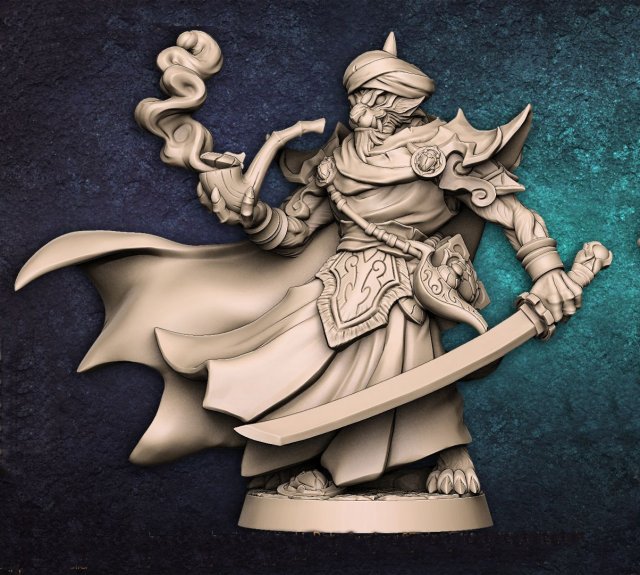3d miniature sculpture - printable Modelo de Impressão 3D .c4d .max .obj .3ds .fbx .stl .blend