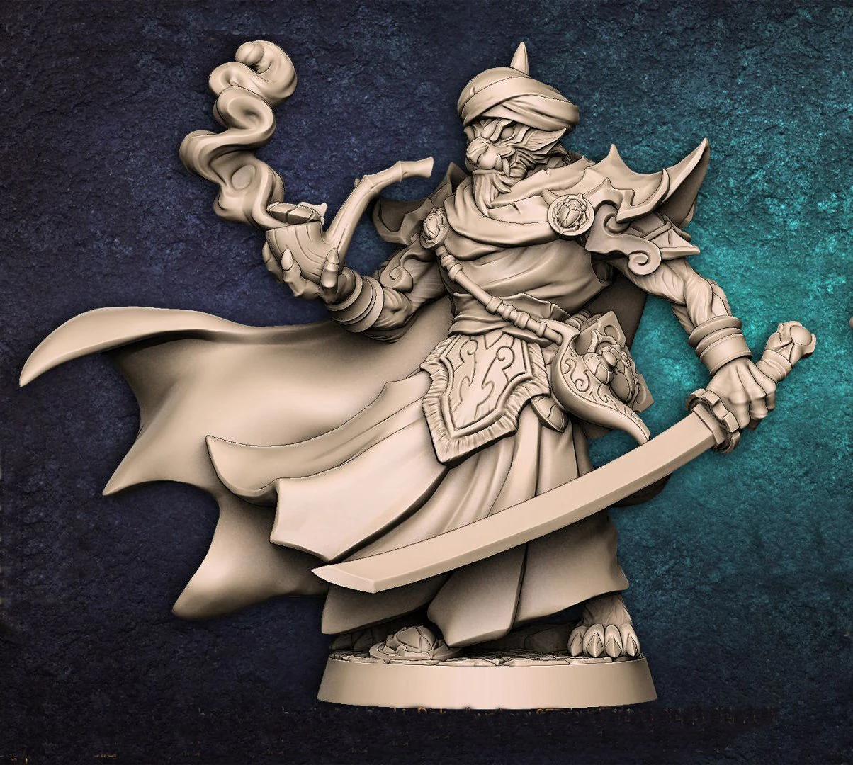 3d miniature sculpture - printable 3D Print Model .c4d .max .obj .3ds .fbx .stl .blend 
