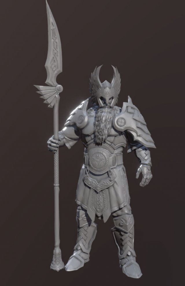 3d miniature sculpture - printable 3D-printmodel .c4d .max .obj .3ds .fbx .stl .blend 