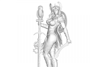 3d miniature sculpture - printable Modello di stampa 3D
