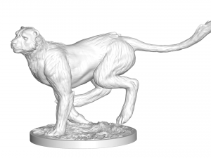 cheetah sculpture - printable 3D Print Model