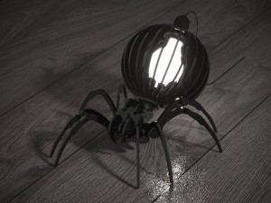 spider lamp 3D 모델