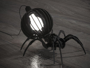 spider lamp Model 3D