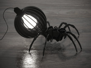 spider lamp Model 3D