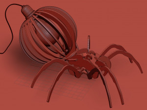 spider lamp Model 3D