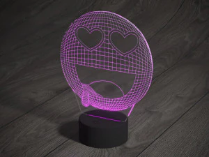 lamp smiley 3D Model