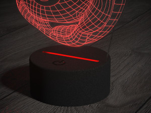 led night light mikimaus 3D Model