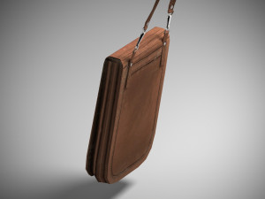 3d document bag of an officer 1940-1941 3D Model