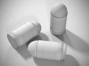 modeli 9mm makarnav 3D Model