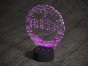 smiley face drawing for laser cutting 3D Model