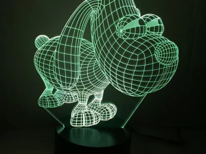 planta de cachorro para corte a laser Modelo 3D