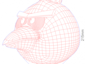 angry bird laser cutting vector drawings Model 3D