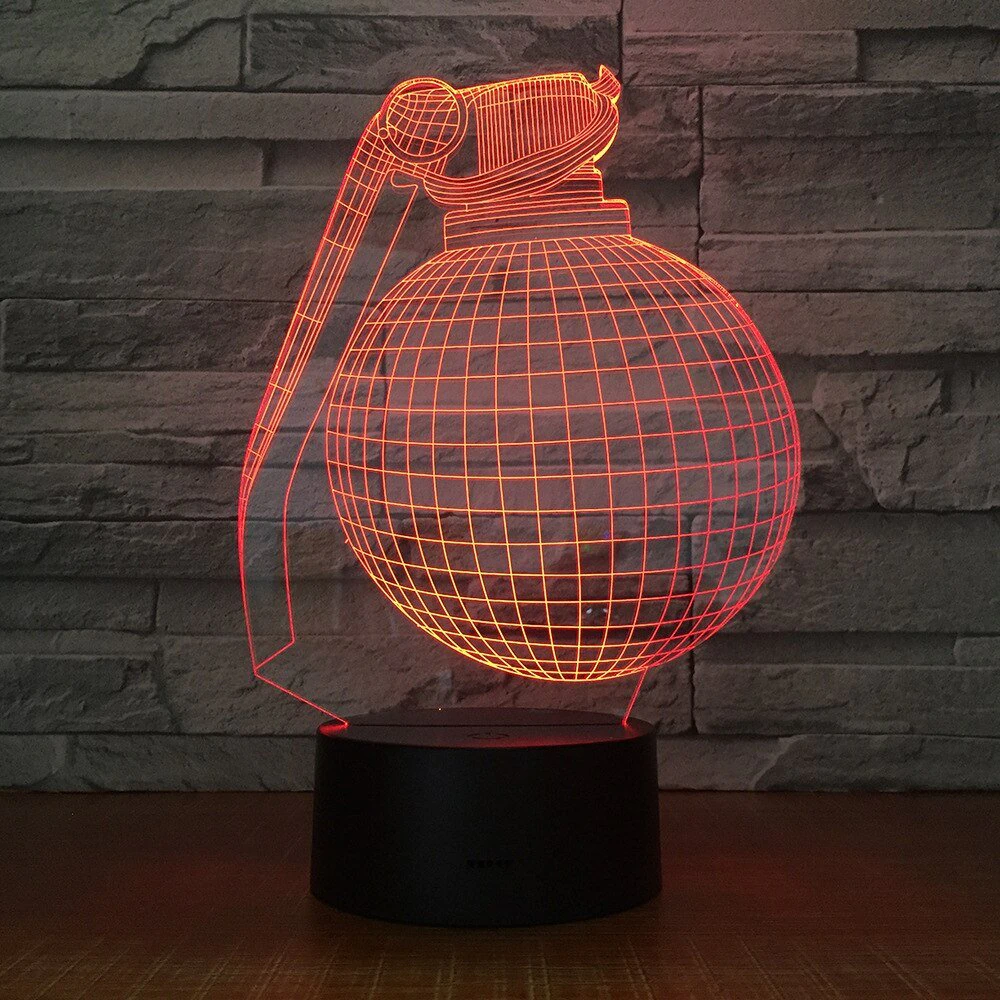 grenade laser cutting vector drawings 3D Model .c4d .max .obj .3ds .fbx .stl .blend 