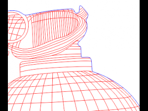 grenade laser cutting vector drawings 3D Model