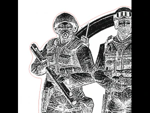 blueprints csgo for laser cutting 3D Model