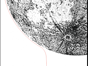 blueprints moon for laser cutting 3D Модель