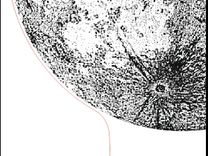 blueprints moon for laser cutting 3D Model