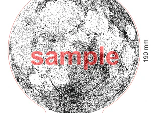 blueprints moon for laser cutting 3D Model
