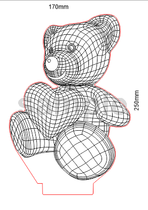 blueprints for laser cutting Model in 3DExport