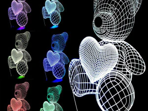 blueprints bear for laser cutting 3D Model