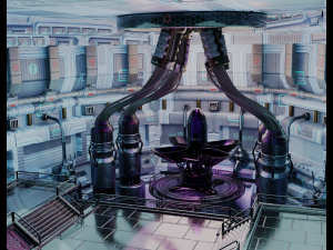 sci fi lab assets low and high poly texture 3D 모델