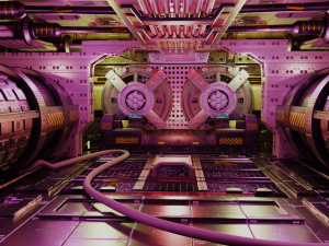 generator room scifi 3D Модель