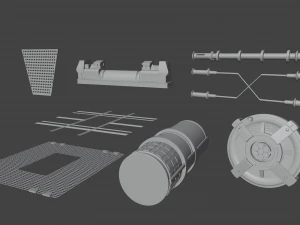generator room scifi 3D Model