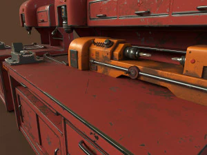 gioco di risorse di lavoro industriale pronto low poly e high poly vol 1 Modello 3D