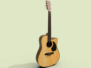 Collezione di 15 strumenti musicali con dettagli completi low poly e high poly Modello 3D