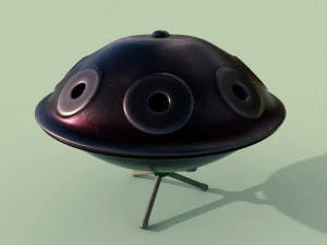 Collezione di 15 strumenti musicali con dettagli completi low poly e high poly Modello 3D