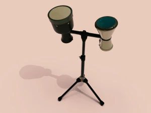 Collezione di 15 strumenti musicali con dettagli completi low poly e high poly Modello 3D