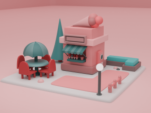 toy store fantasy building collection cartoon city 3D मॉडल